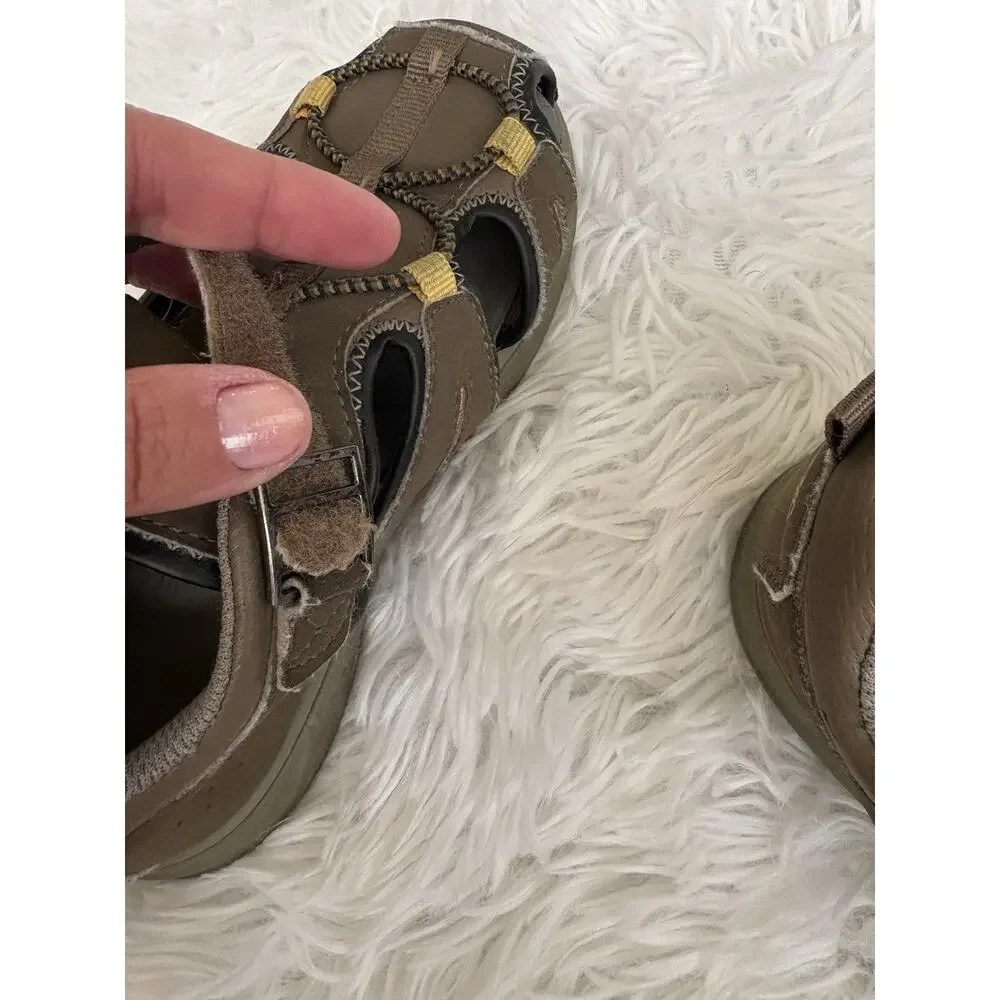 Stride Rite 360 Little Boys 12 Classic Brown Fisherman Style Sandals. Grt Qual